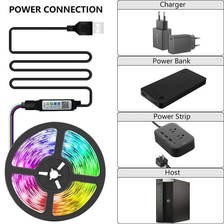 LED Strip Lights TV Desktop Screen