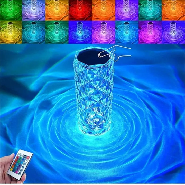 LED Crystal Lamp Touch Remote Design