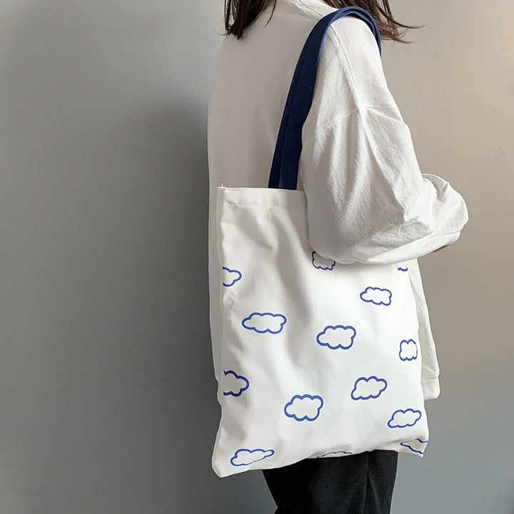 Single-Shoulder Canvas Tote Bags