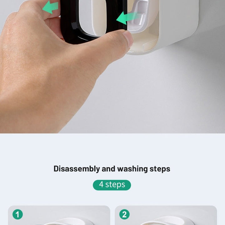 Automatic Toothbrush Holder Dispenser