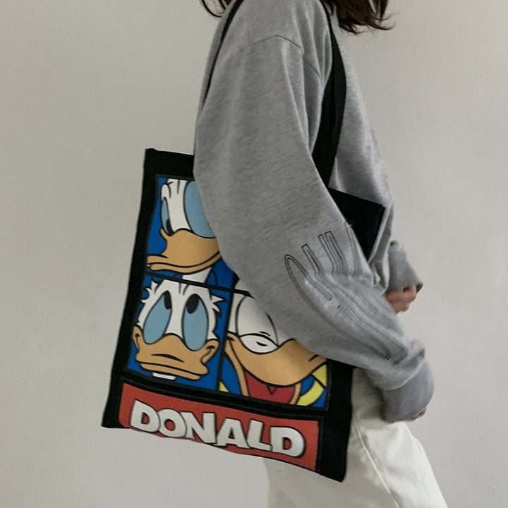 Single-Shoulder Canvas Tote Bags